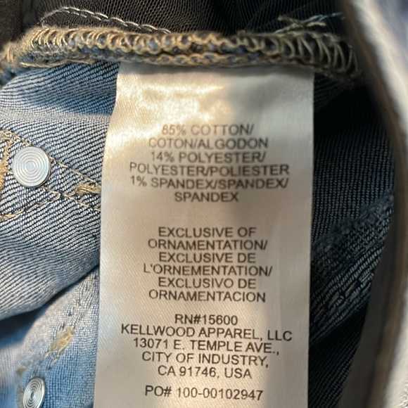 Wit & Wisdom “Ab”solution Light Blue Denim Jean Shorts Size 16 - Picture 7 of 7